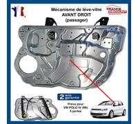 Alzacristalli Elettrici Anteriore Destro + Pannello per Polo IV 9N 02-09 -
