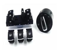 Alzacristalli Elettrici Interruttore Per VW Per Jetta Per Golf Per GTI 5 6 Per Tiguan Per Passat B6 Per CC 3C8 941 431B Pulsante Interruttore Controllo Alzacristalli Set 5 Pezzi