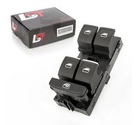 Alzacristalli Interruttore SX Nero Colori Cromo per Audi A1 Seat Leon 5F VW Polo