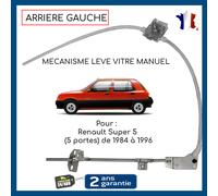 Alzacristalli Manuale Posteriore Sinistra per Renault Super 5 (5portes)