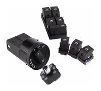 Alzacristalli Per A4 B6 B7 2002-2008 1 Impostare 6pcs Interruttore Di Controllo Del Finestra Di Controllo Del Finestrino Per Specchio Elettrico