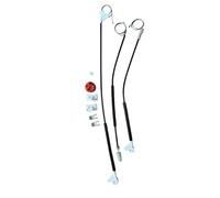 Alzacristalli Per Laguna MK2 II 2001-2007 8200000937 8200000938 Kit Di Riparazione Alzacristalli Anteriore Sinistro E Destro Alzavetro(ANTERIORE SINISTRO)
