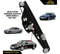 Alzacristalli Posteriore Sinistra per BMW Serie 5 E60 E61 Idem 51357075673