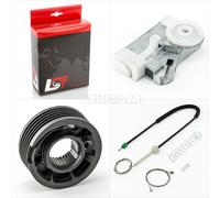 Alzacristalli Posteriore Sinistro Kit Riparazione con Metallo Clip Per BMW E39 5