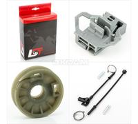 Alzacristalli Posteriore Sinistro Kit Riparazione Per VW Polo Classica 6V2