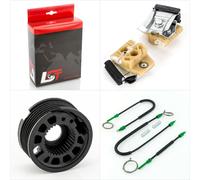 Alzacristalli Rep. Set + Supporto Metallo Anteriore Sinistra - per VW Passat 3C