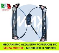 ALZACRISTALLO ALZAVETRO MECCANISMO POST DX PER SEAT ALHAMBRA 06/2010 AL 2022