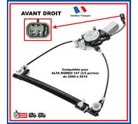 Alzacristallo Elettrico Anteriore Destro con Motore Compatibile Alfa 147 (937)