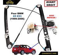 Alzacristallo Anteriore Destro + Motore BMW X5 E53 Di 1999 Per 2006