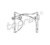 Alzacristallo anteriore Dx elettrico 111 708 TOPRAN per VW POLO III