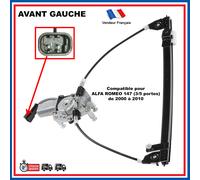 Meccanismo Alzacristallo con Motore 2 Fili Pinze Alfa Romeo 147 (3/5 Porte)
