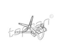 Alzacristallo anteriore Sx elettrico 501 822 TOPRAN per BMW 3 3 Touring