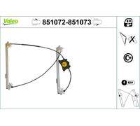 VALEO 851073 Alzacristallo