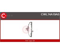 ALZACRISTALLO CASCO CWL74A19AS 71734870 PER LANCIA MUSA PER FIAT IDEA