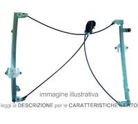 Alzacristallo Peugeot Partner 07/'96-11/'02 Anteriore Manuale 3 Porte Dx Destro