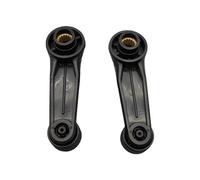 Alzacristallo Elettrico Alzacristalli per auto con manovella, maniglia di collegamento per finestrini auto, leva a manovella per portiera, colore manuale, universale, 2 avvolgitori ALZAVETRI(Black)