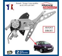 Meccanismo Alzacristalli Destra con Motore Pinze per Twingo i De 1993 Per 2007