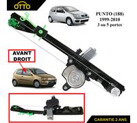 Meccanismo Alzacristalli Vetro Elettrico AVD Anteriore Destro per Fiat 51764549