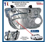Alzacristallo Elettrico Anteriore Sinistro + Pannello per Polo IV 9N 02-09 -