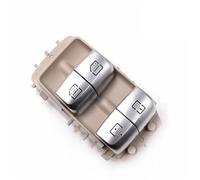 alzacristallo elettrico auto Compatibile Con Benz Per S550e S600 S63 | Per Per AMG 2015-2017 Auto Interruttore Controllo Alzacristallo Elettrico Pulsante Regolatore Marrone Nero Beige(Beige)