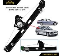 Meccanismo Alzacristallo Posteriore Destro Passeggero BMW Serie 3 E46 Touring