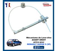 Meccanismo Alzacristalli Anteriore Destro Compatibile Renault Super 5 3) 1984 A
