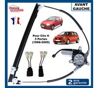 Alzacristallo per Clio 2 (2 Portes) Anteriore Sinistro Completo con Motore