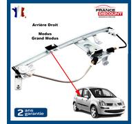 Alzacristallo Posteriore Destra per Renault Modus Equivalente Per 8200801329