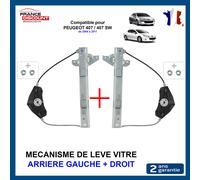 Alzacristallo Posteriore Sinistro E Destra Pinze per Peugeot 407 Sw - 922385