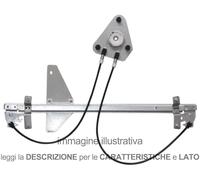 Alzavetro Alzacristalli Posteriore per Renault Megane 5p 2008-2012 Destro