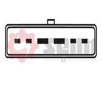 Alzacristallo SEIM 900586 per CITROËN C3 1.4 HDi
