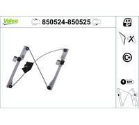 Valeo Alzacristallo 850524 anteriore sinistra elettrico per VW Golf IV Bora