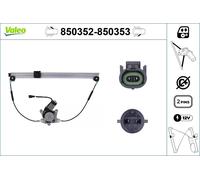 Valeo Alzacristallo 850353 anteriore destro elettrico per Renault Mégane Scénic