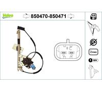 Alzacristallo VALEO 850471 per VOLVO 480 1.7 Turbo