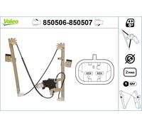 VALEO 850506 Alzacristallo