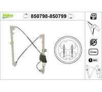 Alzacristallo VALEO 850798 RENAULT MEGANE