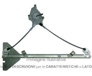 Alzacristallo Volkswagen Fox 04/'05- Meccanismo Anteriore 3 Porte Sx Sinistro