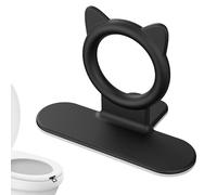 Alzacristallo WC - Maniglia di sollevamento facile per sedile WC | Strumento di rialzo per sedile WC autoadesivo in silicone | Evitare di toccare la maniglia rialzata del coperchio D