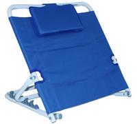 Alzacuscino Reggischiena Regolabile in Acciaio e Nylon Blu