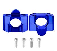 Alzamanubri 28mm per Mini per moto e per atv Alzamanubri 28mm | Lega alluminio robusta, anticorrosione, ideale off-road, migliora postura, riduce sforzo braccia(Blue)