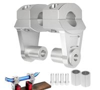 Alzamanubrio Moto Fuoristrada - Manubrio Antivibrazione - Accessorio Montaggio | Alzamanubrio Rialzo Guida Inverno Per Adventure E Moto Custom | Supporto Robusto Per Comfort Su Strada E Fuorist