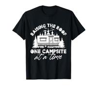 Alzando Il Tetto Un Campeggio Alla Volta Pop-Up Camper Maglietta