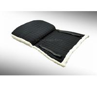 ALZAPALETTA SALVASCHIENA IN COTONE E AGNELLINO SINTETICO MINI BACK PAD