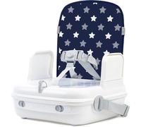 Alzasedia per tavolo da pranzo - BENBAT - Portatile e lavabile - Facile da piegare - Cintura di sicurezza regolabile - Blu marino
