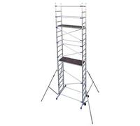 Alzata Clac per Trabattello Clic Facal Alluminio Cm 143X51 H. Cm 210