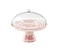 Guzzini - Alzata con campana in melamina Josephine 'Table Decor' (Rosa Polvere)