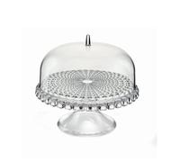 Alzata Con Campana Piccola, Tortiera Con Coperchio - Trasparente, Ø 30 X H27 cm