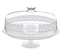 Alzata Cosmoplast 1396 HOME SWEET HOME con coperchio dolci