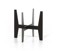 ALZATA IN RESINA COLORE NERO 30X30 CM ECOPOT