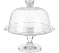 Pasabahce Alzata Petit Patisserie Con Cupola Cm 26, Vetro Trasparentre